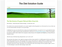 Tablet Screenshot of dietsolutionprogram.weebly.com