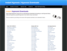 Tablet Screenshot of instanthypnosis.weebly.com