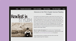 Desktop Screenshot of fbcaenglish.weebly.com
