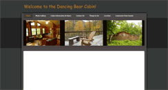 Desktop Screenshot of dancingbearcabin.weebly.com