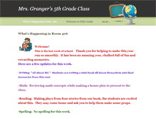 Tablet Screenshot of mrsgranger.weebly.com