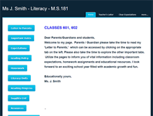 Tablet Screenshot of mrsjsmith.weebly.com