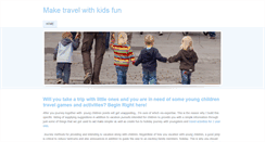 Desktop Screenshot of holidaytravelwithkids.weebly.com