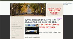Desktop Screenshot of khaosattieudung.weebly.com