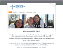Tablet Screenshot of ihmcs-kidscare.weebly.com