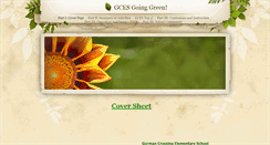 Desktop Screenshot of gcesgoesgreen.weebly.com