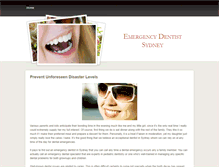 Tablet Screenshot of emergency-dentist-sydney.weebly.com