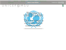 Tablet Screenshot of michiganstateunicef.weebly.com