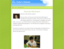 Tablet Screenshot of nicolekiefer.weebly.com