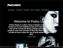 Tablet Screenshot of poetryutopia.weebly.com