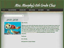 Tablet Screenshot of mrsmurphyclass.weebly.com