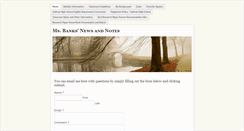 Desktop Screenshot of msbanksnewsandnotes.weebly.com