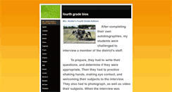 Desktop Screenshot of fourthgradebios.weebly.com