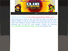 Tablet Screenshot of clubpenguininfomadefun.weebly.com