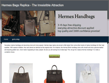 Tablet Screenshot of hermes-bags-replica.weebly.com