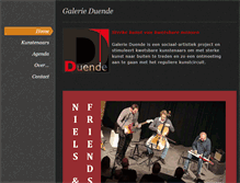 Tablet Screenshot of galerieduende.weebly.com
