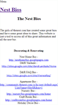 Mobile Screenshot of nestbios.weebly.com