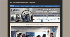 Desktop Screenshot of 4encuentroumempresas.weebly.com