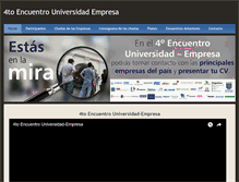 Tablet Screenshot of 4encuentroumempresas.weebly.com