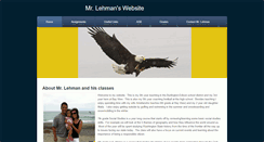 Desktop Screenshot of mrlehmanwebsite.weebly.com