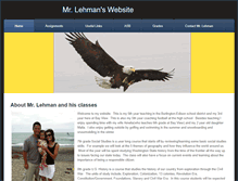 Tablet Screenshot of mrlehmanwebsite.weebly.com