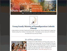 Tablet Screenshot of cradlecatholics.weebly.com