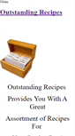 Mobile Screenshot of outstandingrecipes.weebly.com