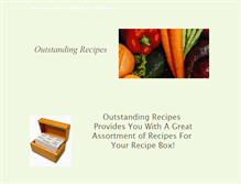 Tablet Screenshot of outstandingrecipes.weebly.com