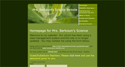 Desktop Screenshot of bertosonscience.weebly.com