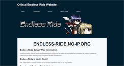 Desktop Screenshot of endlessride.weebly.com