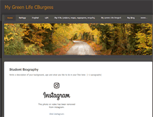 Tablet Screenshot of mygreenlifesample.weebly.com