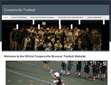 Tablet Screenshot of coopersvillefootball.weebly.com