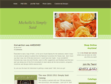 Tablet Screenshot of michellesimplysaid.weebly.com