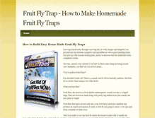 Tablet Screenshot of fruitflytrap.weebly.com