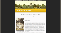 Desktop Screenshot of cascadepark.weebly.com
