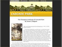 Tablet Screenshot of cascadepark.weebly.com