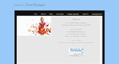 Desktop Screenshot of lulusclosetboutique.weebly.com