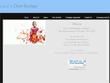 Tablet Screenshot of lulusclosetboutique.weebly.com