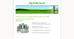 Desktop Screenshot of bigprofitssecret.weebly.com