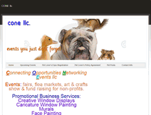 Tablet Screenshot of coneevents.weebly.com