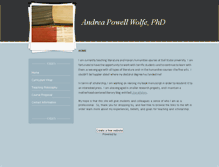 Tablet Screenshot of andreapowellwolfe.weebly.com