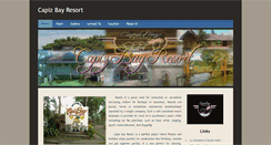 Desktop Screenshot of capizbayresort2011.weebly.com
