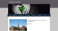 Desktop Screenshot of firstumcmccamey.weebly.com