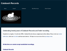 Tablet Screenshot of calabashrecords.weebly.com