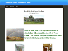 Tablet Screenshot of idahohomeforsale.weebly.com