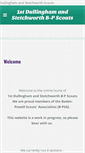 Mobile Screenshot of 1stdullinghamstetchworthscouts.weebly.com