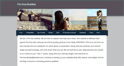 Desktop Screenshot of pro-ana-buddies.weebly.com