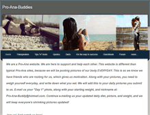 Tablet Screenshot of pro-ana-buddies.weebly.com
