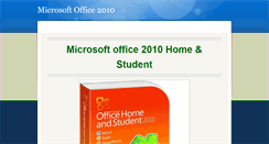 Desktop Screenshot of microsoftoffice2010freehome.weebly.com