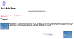 Desktop Screenshot of hardiebuilthomes.weebly.com
